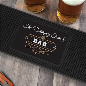 Personalized Family Bar Mat U22231132