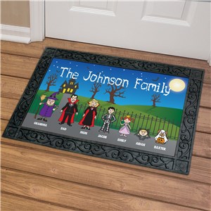 Halloween Character Welcome Doormat