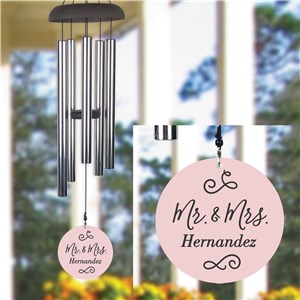 Personalized Mr. & Mrs. Wind Chime